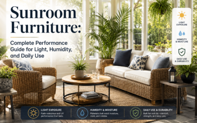 Sunroom Furniture: Complete Performance Guide for Light, Humidity, and Daily Use